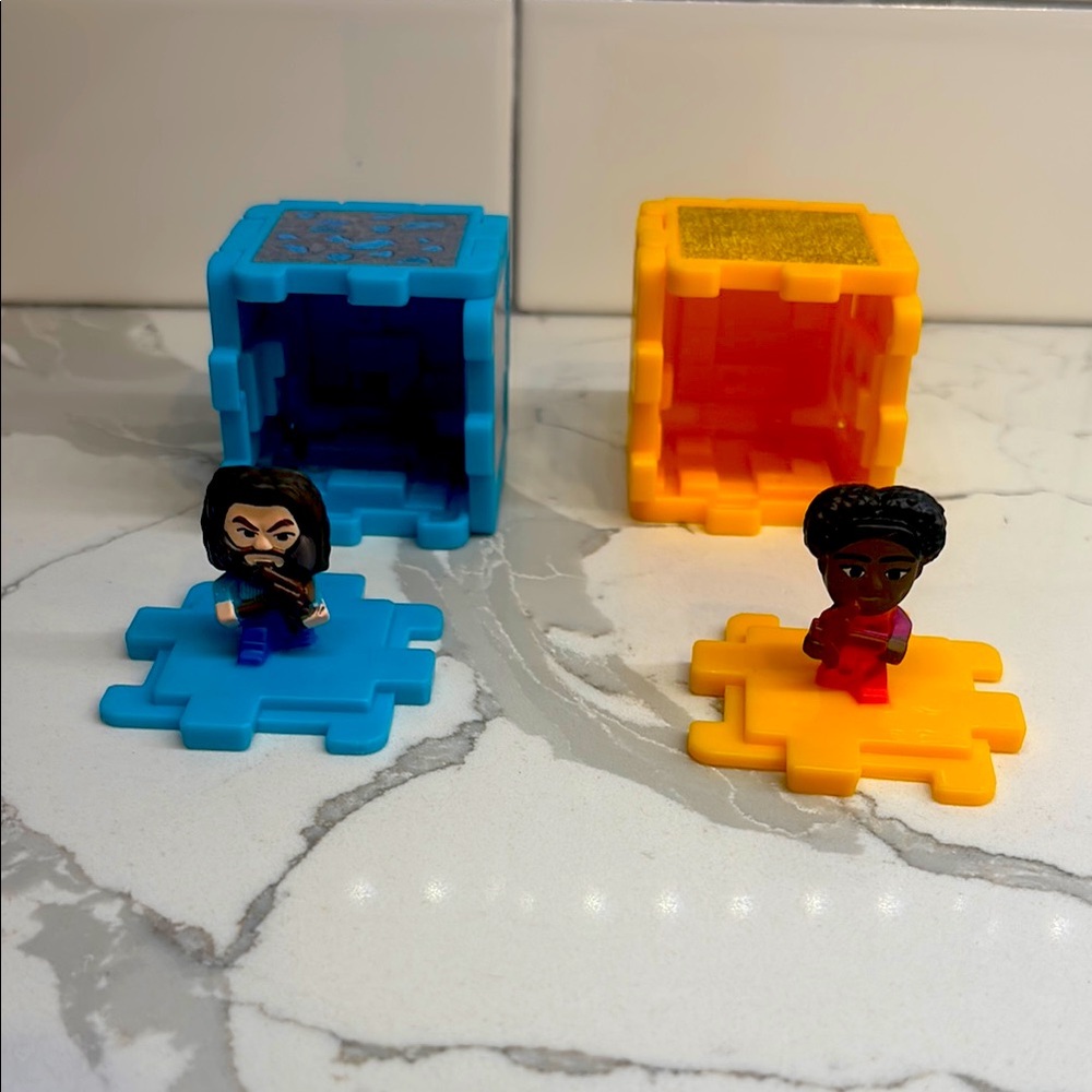 2025 McDONALDS A Minecraft Movie Kids HAPPY MEAL TOYS Jack Black & Dawn